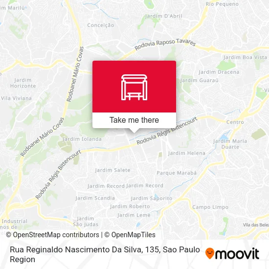 Rua Reginaldo Nascimento Da Silva, 135 map