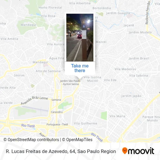 R. Lucas Freitas de Azevedo, 64 map