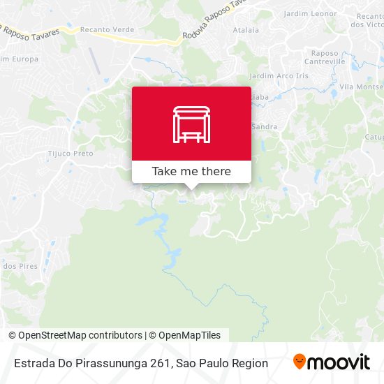 Estrada Do Pirassununga 261 map