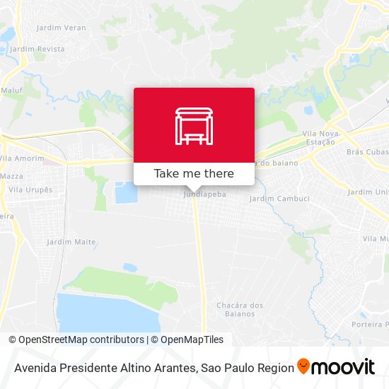Avenida Presidente Altino Arantes map