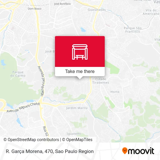 R. Garça Morena, 470 map