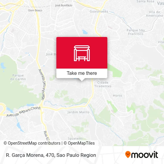 R. Garça Morena, 470 map