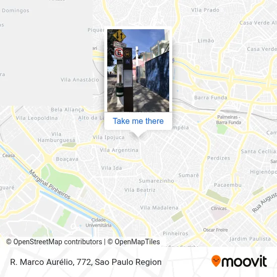 R. Marco Aurélio, 772 map