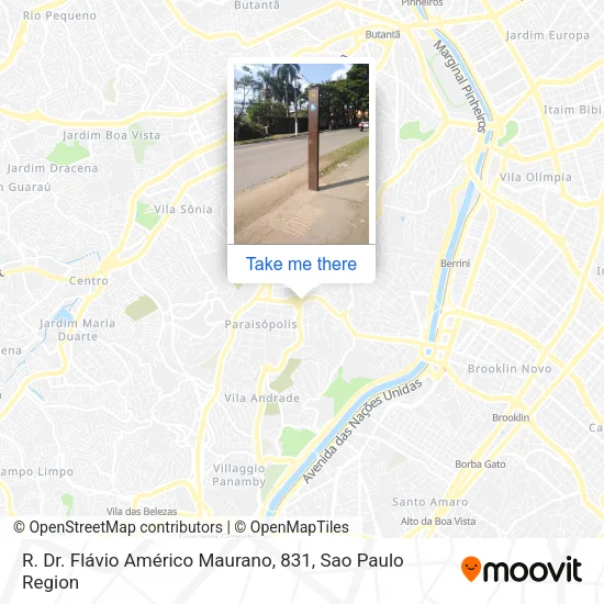 R. Dr. Flávio Américo Maurano, 831 map