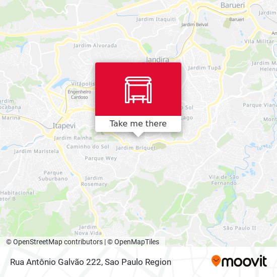 Rua Antônio Galvão 222 map