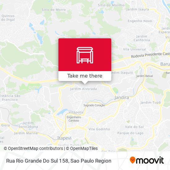 Rua Rio Grande Do Sul 158 map
