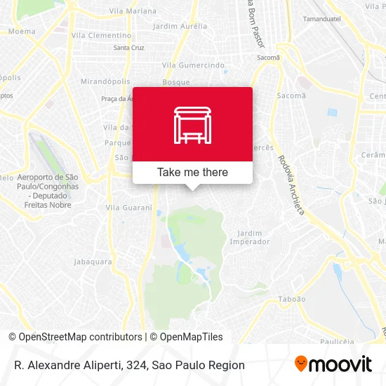 R. Alexandre Aliperti, 324 map