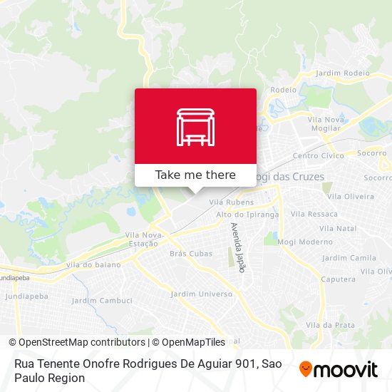 Rua Tenente Onofre Rodrigues De Aguiar 901 map
