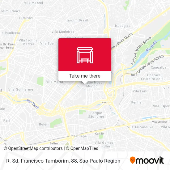 R. Sd. Francisco Tamborim, 88 map