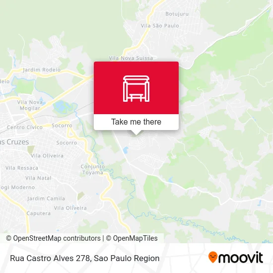 Rua Castro Alves 278 map