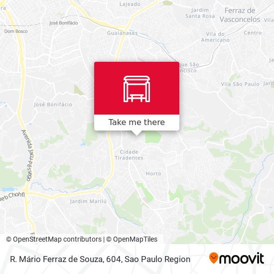 R. Mário Ferraz de Souza, 604 map