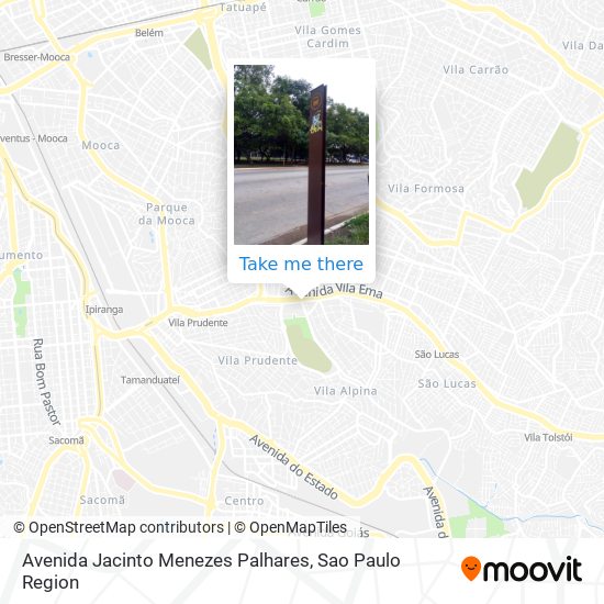 Mapa Avenida Jacinto Menezes Palhares