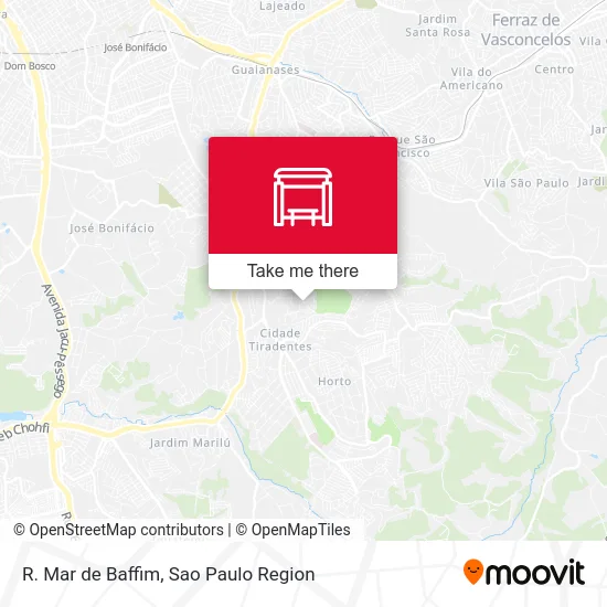 R. Mar de Baffim map