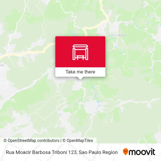 Rua Moacir Barbosa Triboni 123 map