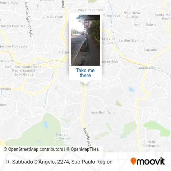 R. Sabbado D'Ângelo, 2274 map