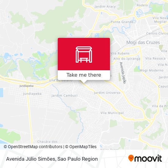 Avenida Júlio Simões map
