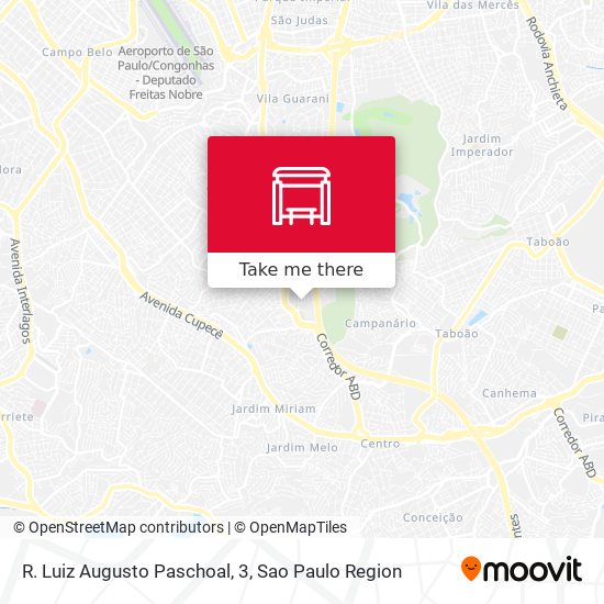 R. Luiz Augusto Paschoal, 3 map