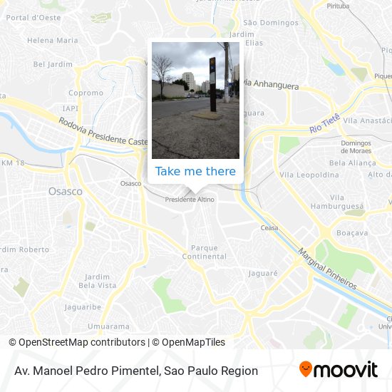 Mapa Av. Manoel Pedro Pimentel