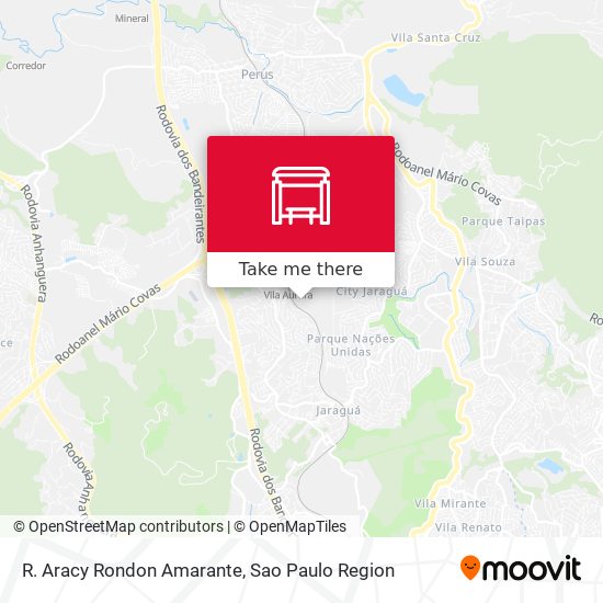 R. Aracy Rondon Amarante map