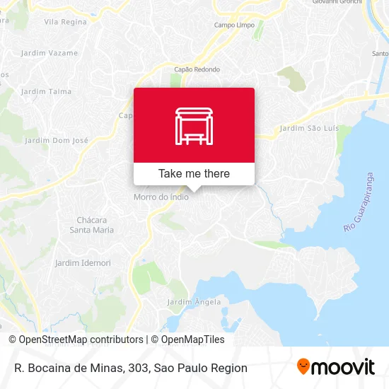 R. Bocaina de Minas, 303 map