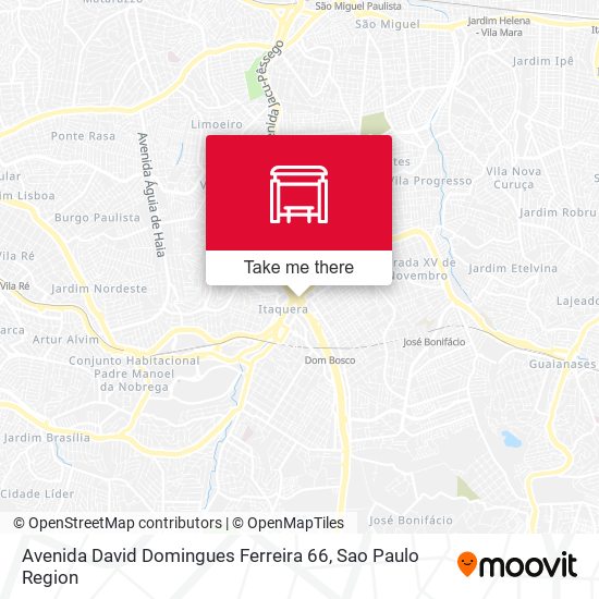 Mapa Avenida David Domingues Ferreira 66