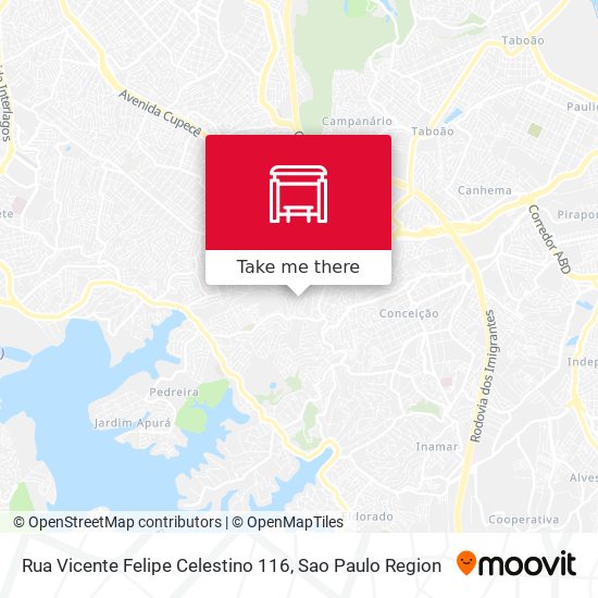 Rua Vicente Felipe Celestino 116 map