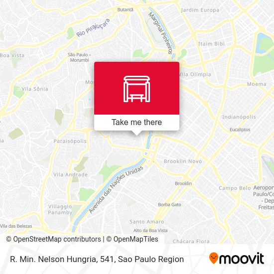 R. Min. Nelson Hungria, 541 map