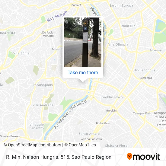 R. Min. Nelson Hungria, 515 map