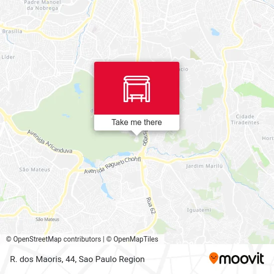 R. dos Maoris, 44 map