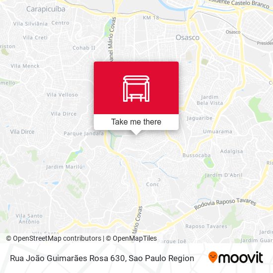 Rua João Guimarães Rosa 630 map