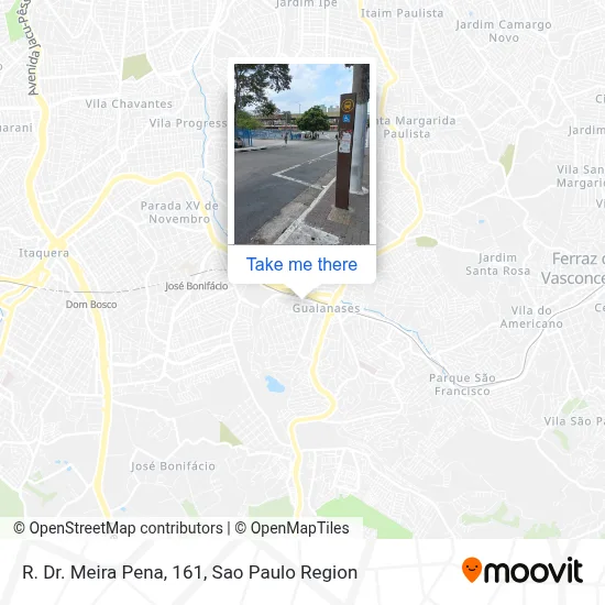 R. Dr. Meira Pena, 161 map