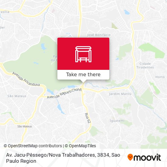 Av. Jacu-Pêssego / Nova Trabalhadores, 3834 map