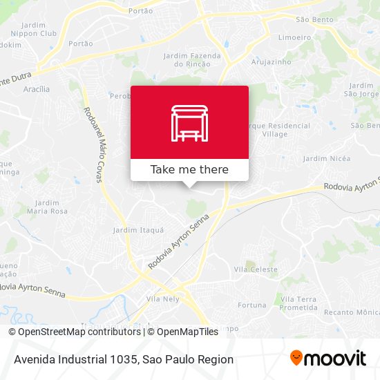 Avenida Industrial 1035 map