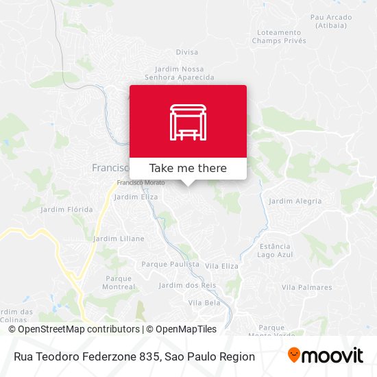 Rua Teodoro Federzone 835 map