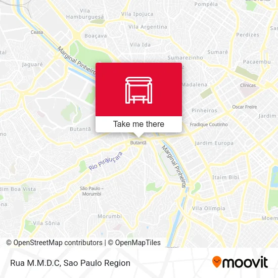 Rua M.M.D.C map