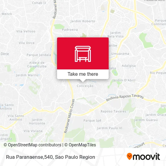 Rua Paranaense,540 map