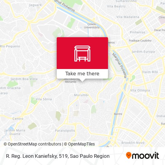 R. Reg. Leon Kaniefsky, 519 map