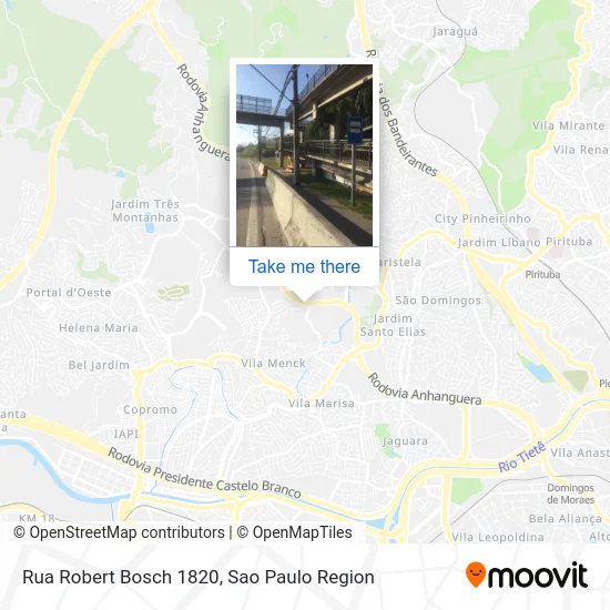 Rua Robert Bosch 1820 map