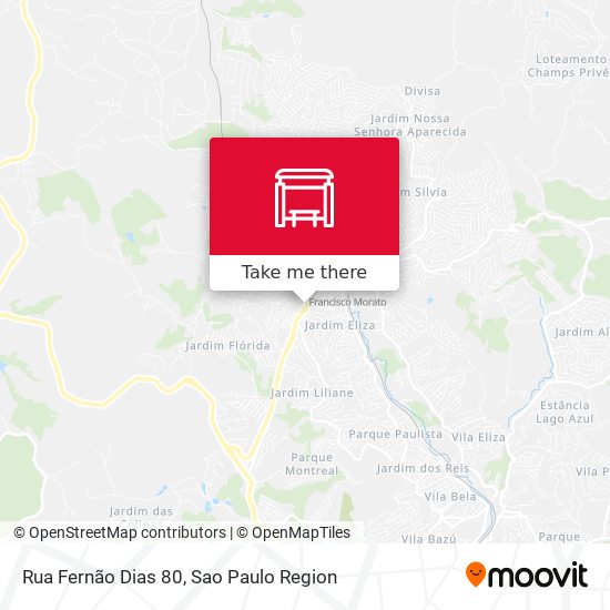 Rua Fernão Dias 80 map