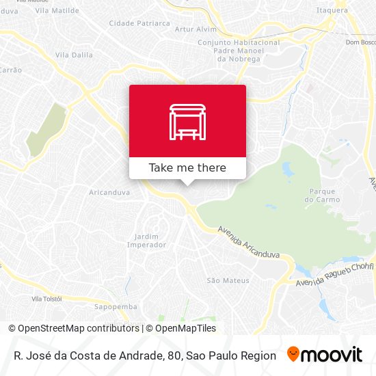 R. José da Costa de Andrade, 80 map