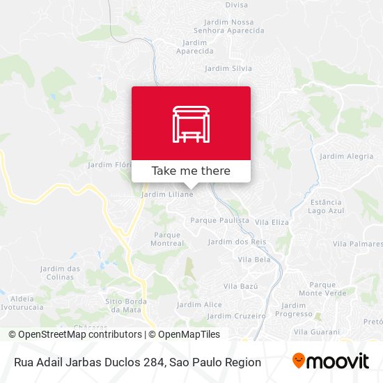 Rua Adail Jarbas Duclos 284 map