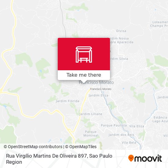 Rua Virgílio Martins De Oliveira 897 map