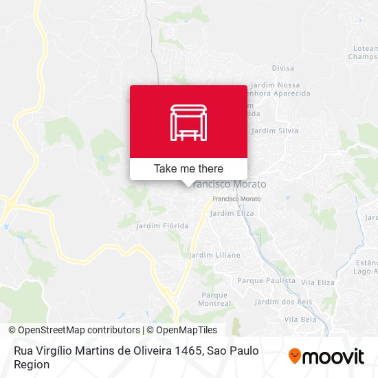 Rua Virgílio Martins de Oliveira 1465 map
