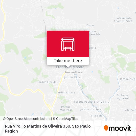 Rua Virgílio Martins de Oliveira 350 map