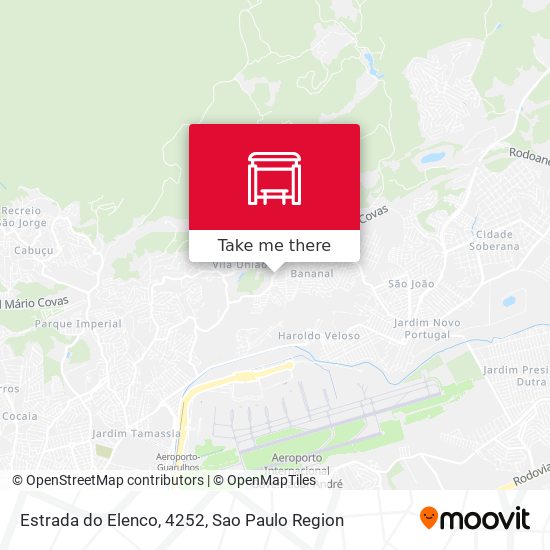 Estrada do Elenco, 4252 map