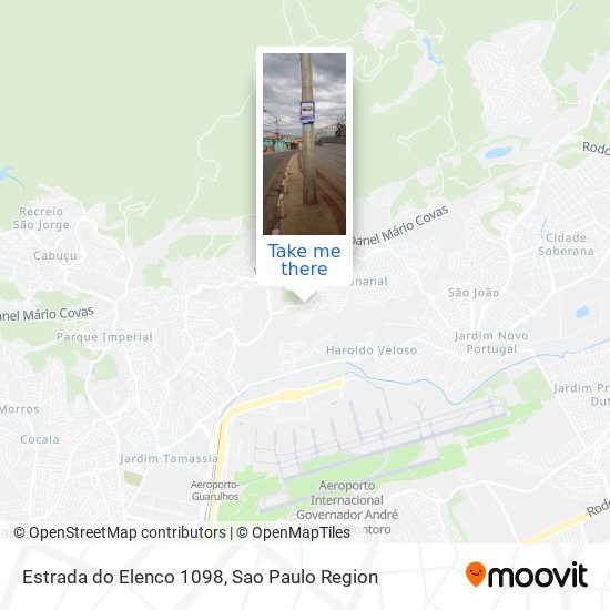Estrada do Elenco 1098 map