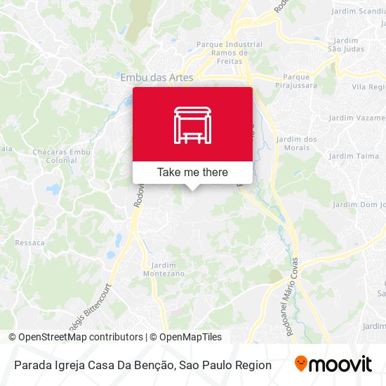 Parada Igreja Casa Da Benção map