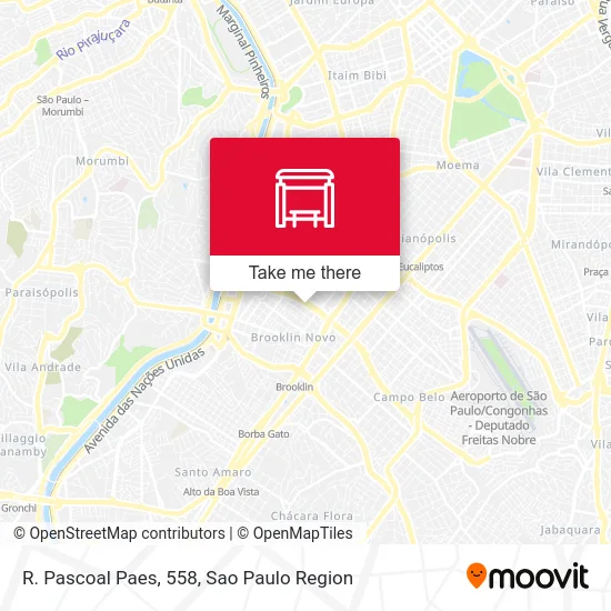 R. Pascoal Paes, 558 map