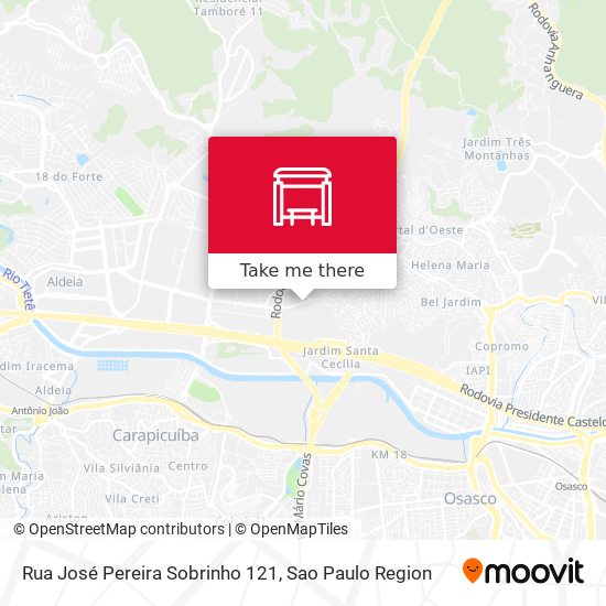 Rua José Pereira Sobrinho 121 map