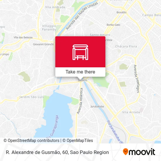 R. Alexandre de Gusmão, 60 map